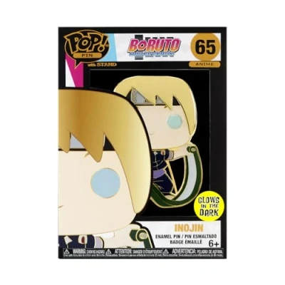 Image of Funko Large Pop! Enamel Pin Boruto Next Generations: Inojin Boruto: Naruto Generations Pins Cute Collectable Novelty Brooch for Backpacks &amp; Bags Gift Idea Anime Fans