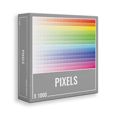 Image of Cloudberries Pixels Puzzle, Easy 1000 Piece Puzzle for Adults, Gradient Jigsaw Puzzles Grown Ups, Relaxing Puzzles, Colour