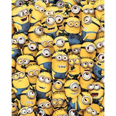Image of Despicable Me Many Minions 40 x 50cm Canvas Prints, Polyester, Multi Colour, 40x50x3.2 cm