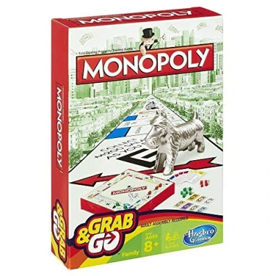 Image of Hasbro Monopoly Grab and Go Game