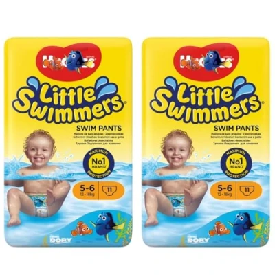 Image of Little Swimmers Swim Pants for Babies Size 5 6 (12 18 kg) 11 Pack of 2