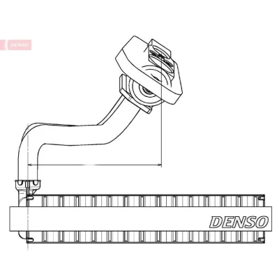 Image of 77363895, 77363896 Evaporator DENSO DEV09020
