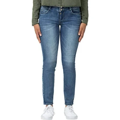 Image of Timezone Women&#039;s Slim Enyatz Jeans, Blue (Summer Breeze Wash 3382), W32/L32 (Size: 32/32)