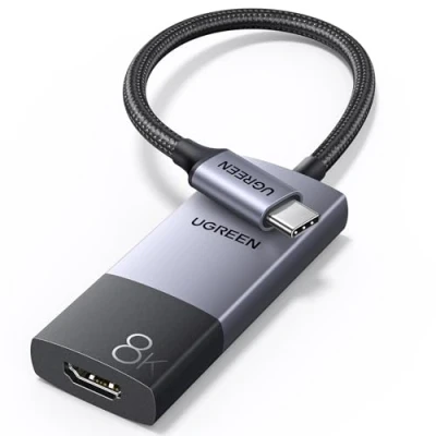Image of UGREEN USB C to HDMI 2.1 Adapter(8K@60Hz, 4K@240Hz), Thunderbolt 3/4 Converter, HDR &amp; G Sync Support, Type Adapter Compatible with Macbook, iPad, XPS, Surface, iPhone 15 Series