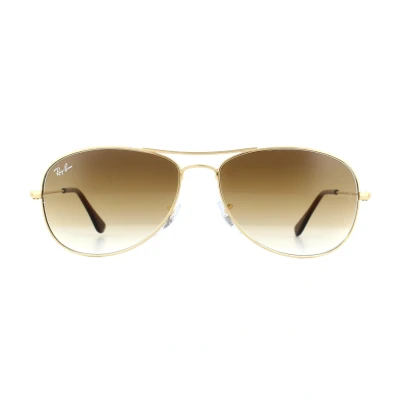 Image of Sunglasses Ray ban Rb3362 cockpit col. 001/51 Man Pilot Gold