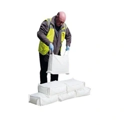 Image of Portable Water Activated Expanding Flood Cubes White (Pack of 40)