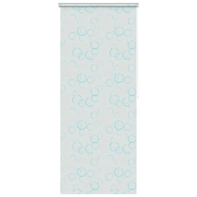 Image of vidaXL Shower Roller Blind Blackout Window Shade for Bedroom Door Water Resistant Curtain Bathroom Room Divider 80x240 cm Bubble