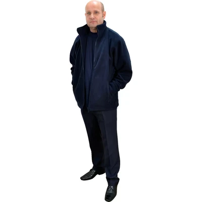 Image of Tuffsafe F400 XXL Navy Microfleece Jacket