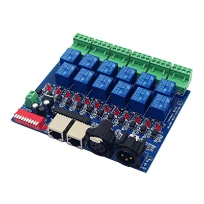 Image of 12 Channel 10A DMX512 Controller Relay Switch Converter DMX Dimmer 12CH Control