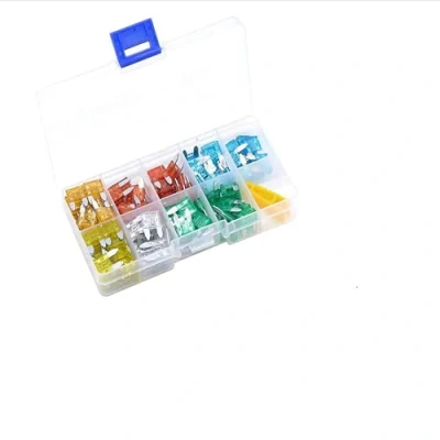 Image of 60pcs Standard Car Fuses Assortment Blade Fuse for Auto Truck 2A/3A/ 5A/ 7.5A/10A/ 15A/ 20A/ 25A/ 30A/ 35A With Storage Case Clip (60pcs Mini Fuses)