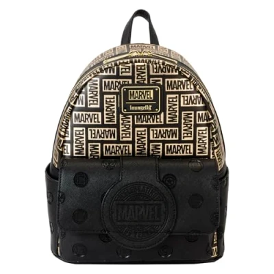 Image of Loungefly Marvel Logo Classic Mini Backpack