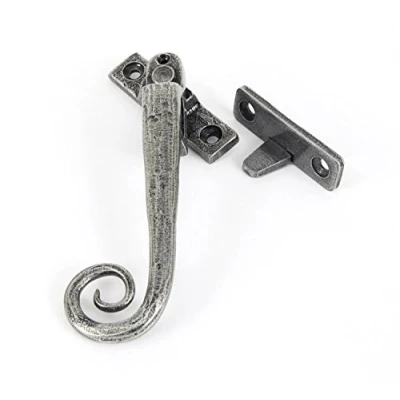 Image of From The Anvil Pewter Locking Night Vent Monkeytail Fastener LH