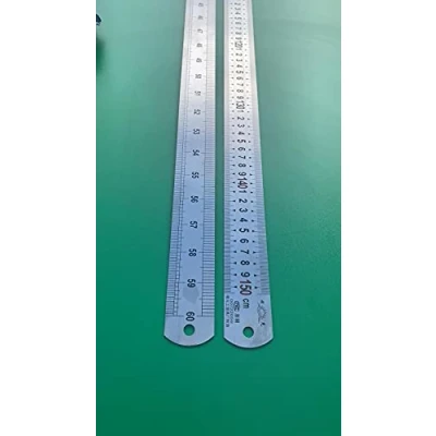 Image of LARGE ONE &amp; Half METER RULER 1.5M METAL Steel 60&quot; MEASURE Rule 150Cm 1500MM Craft Cutting With waterproof cover