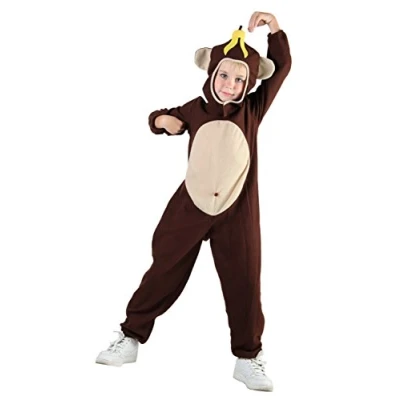Image of Colourful Monkey Fancy Dress Party Costume Age 4 6 Years