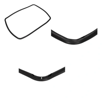 Image of Oven Main Rubber Door Seal &amp; Corner Clips For Hotpoint and Indesit Cookers