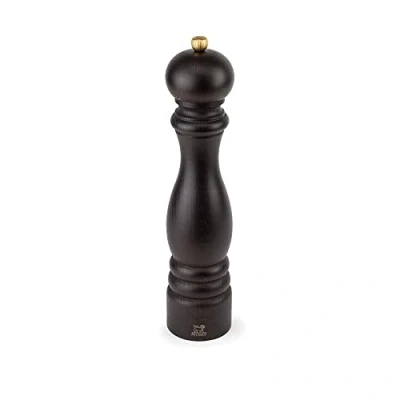 Image of PEUGEOT Paris 30 cm Pepper Mill Classic Grind System Made with PEFC Certified Wood Lifetime Guaranteed Mechanism in France Chocolate Colour