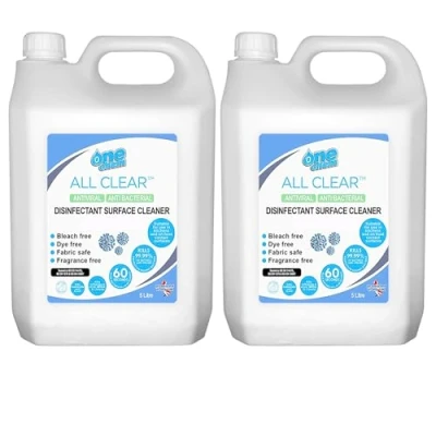 Image of One Chem OC0054 All Clear Surface Cleaner Jar, 5 L, 2 Pieces