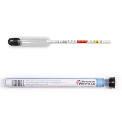 Image of Stevenson Reeves Triple Scale Hydrometer (S1017) For Home Brewing