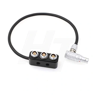 Image of HangTon EXT RS Adapter Splitter Box 7 Pin to Fischer 3 and 0B 2pin for ARRI Alexa Mini Amira Camera, Start/Stop Power Function