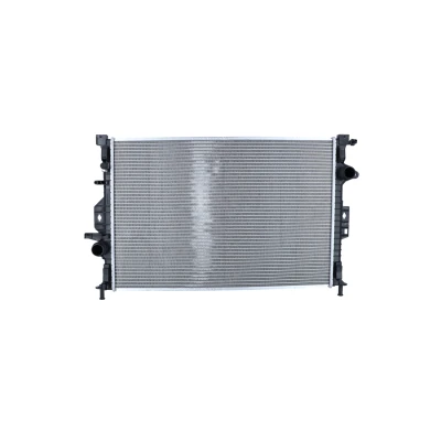 Image of 30748550, 30792220, 31261105, 31368060, 31368082 Engine radiator NRF EASY FIT 53811 Aluminium 672mm 455mm 27mm with seal ring Brazed cooling fins