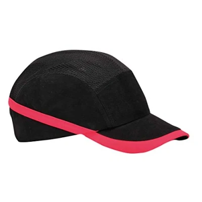 Image of Portwest Vent Cool Bump Cap, Size: One Size, Colour: Black, PW69BKR