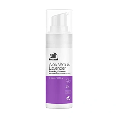 Image of Skin SUPERFOOD Face Wash Foaming Cleanser Aloe Vera, Lavender, and Licorice Root Infused Formula for Oily to Dry Cleansing Natural Vegan 150ml