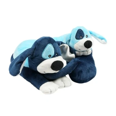Image of Cabeau Evolution Kid&#039;s Travel Pillow with Innovative Chin Strap &amp; Head Support Super Soft Fun Children Design for Comfortable Journeys (Puppies)