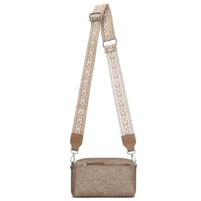 Image of Miss Lulu Cross Body Bag for Women, Shoulder with Detachable and Adjustable Vintage Strap