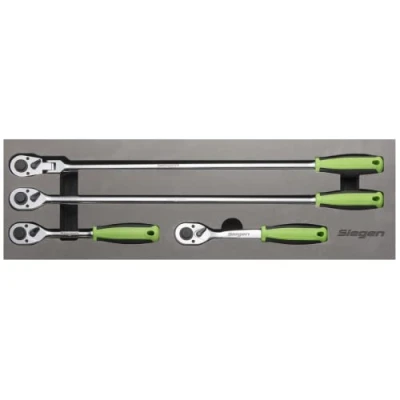 Image of Siegen Ratchet Wrench Set 4pc 1/2&quot;Sq Drive Flip Reverse
