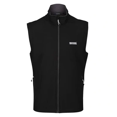 Image of Regatta Mens Bradwell III Softshell Gilet Black M