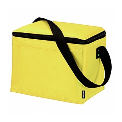 Image of eBuyGB Lunch Time Insulated Cool Bag, Polyester, Yellow