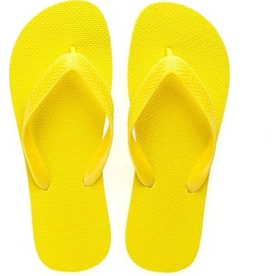 Image of Festival Unisex Ladies Girls Mens Summer Beach FLIP Flop Pool Shoes (Yellow, UK Footwear Size System, Adult, Women, Numeric, Medium, 6)