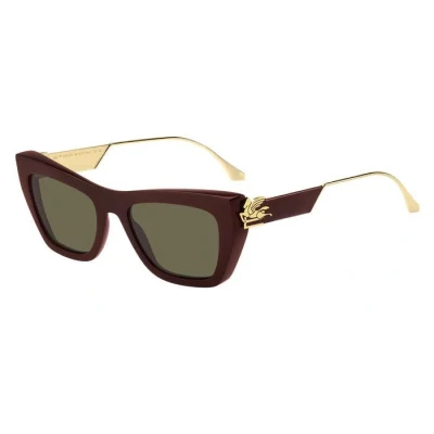Image of Sunglasses Etro 0028/s col. lhf/qt Unisex Squadrata Bordeaux