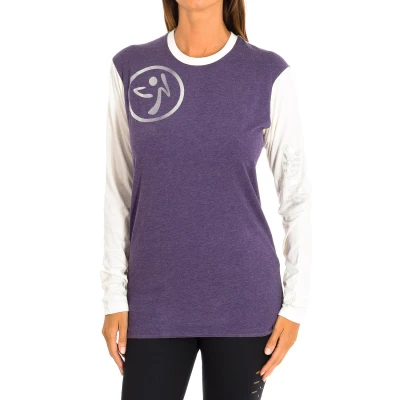 Image of Zumba Womens Long sleeve sweatshirt Z2T00136 Multicolour Cotton Size X Small