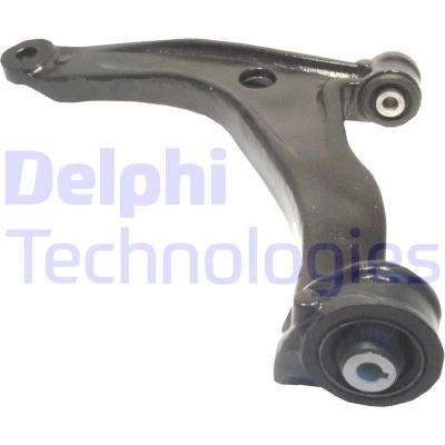 Image of 7H0407151E, 7H0407151F, 7H0407151G Suspension Arm DELPHI TC1488 without ball joint Left, Lower Trailing Steel VOLKSWAGEN: Transporter 5 Bus