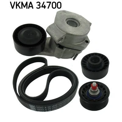 Image of 9091602727 V ribbed belt set SKF VKMA 34700 FIAT: Ducato III Platform / Chassis, Van, FORD: Transit Mk6 CITROËN: Relay II Van