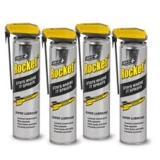 Image of Rocket TT Multi Use Super Lubricant WD Spray 300ml Tube (4 Pack)