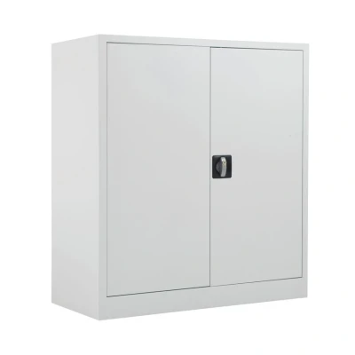 Image of Talos Double Door Stationery Cupboard 1000 White