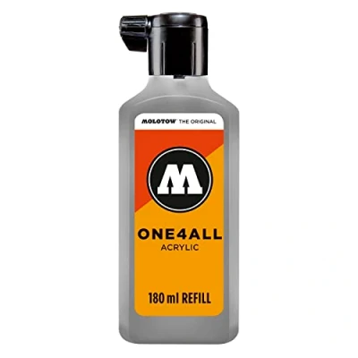 Image of MOLOTOW ONE4ALL Acrylic Paint Refill Marker, Cool Grey Pastel, 180ml Bottle, 1 Each (692.203)