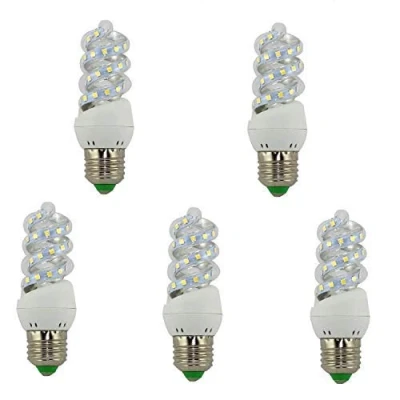 Image of LED Bulb Spiral E27 9 W (Pack of 5) (6500 K)