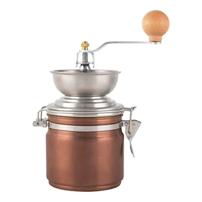 Image of La Cafetière Stainless Steel Coffee Grinder, Copper Finish, Brown