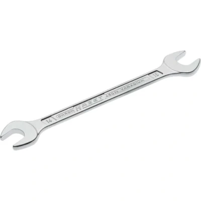 Image of 46800600000, 53005, ASE46800600000, VAG53005 Open end Spanner HAZET 450N 14X15 187,8mm Chrome Vanadium Steel Chromed