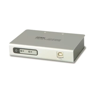 Image of ATEN UC2322 2 Port USB to Serial RS 232 Hub 1 KVM Market Leader