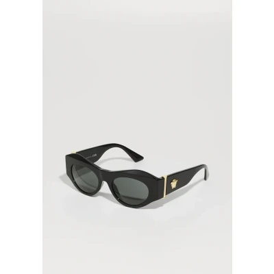 Image of Versace Woman VE4477U GB1/87 Sunglasses Acetate Black Geometric Normal