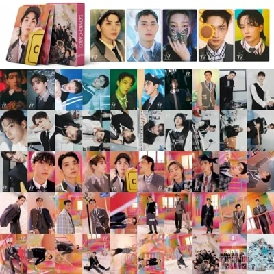 Image of Kpop Seventeen Lomo Cards Set of 55 17 Is Right Here New Album Merch Mini Photocards Gift for Fans