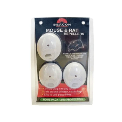 Image of Rentokil Beacon Rat &amp; Mouse Repeller 3 Pack