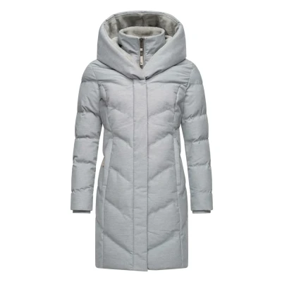 Image of Ragwear Stepp Natalka COSY Winter coat, Women&#039;s, Size: XS, Light grey melange