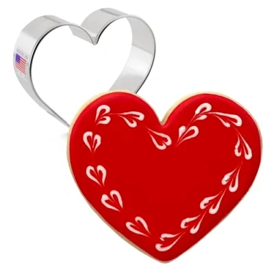 Image of Heart Cookie Cutter 8.5 cm Mother&#039;s Day Made in USA by Ann Clark