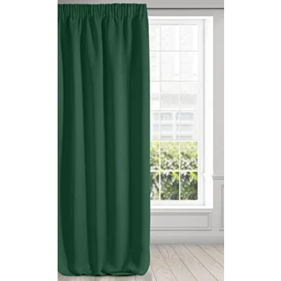 Image of Eurofirany LOGAN Gordijn ondoorzichtig, blackout, satijn verduisteringsgordijn met plooiband 1 st. Elegant, glad, eenkleurig, woonkamer, slaapkamer, 135x270 cm,