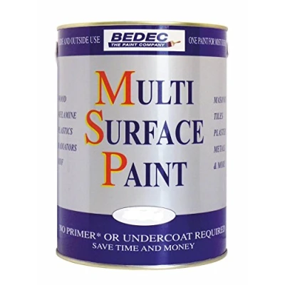 Image of Bedec 2.5 Litre Soft Satin Multi Surface Paint Powder Blue